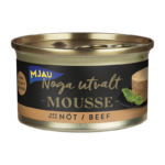Mjau Noga utvalt mousse, sisältää nautaa
