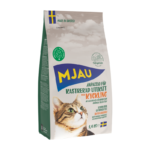 Mjau kastrerad utekatt kyckling, torrfoder